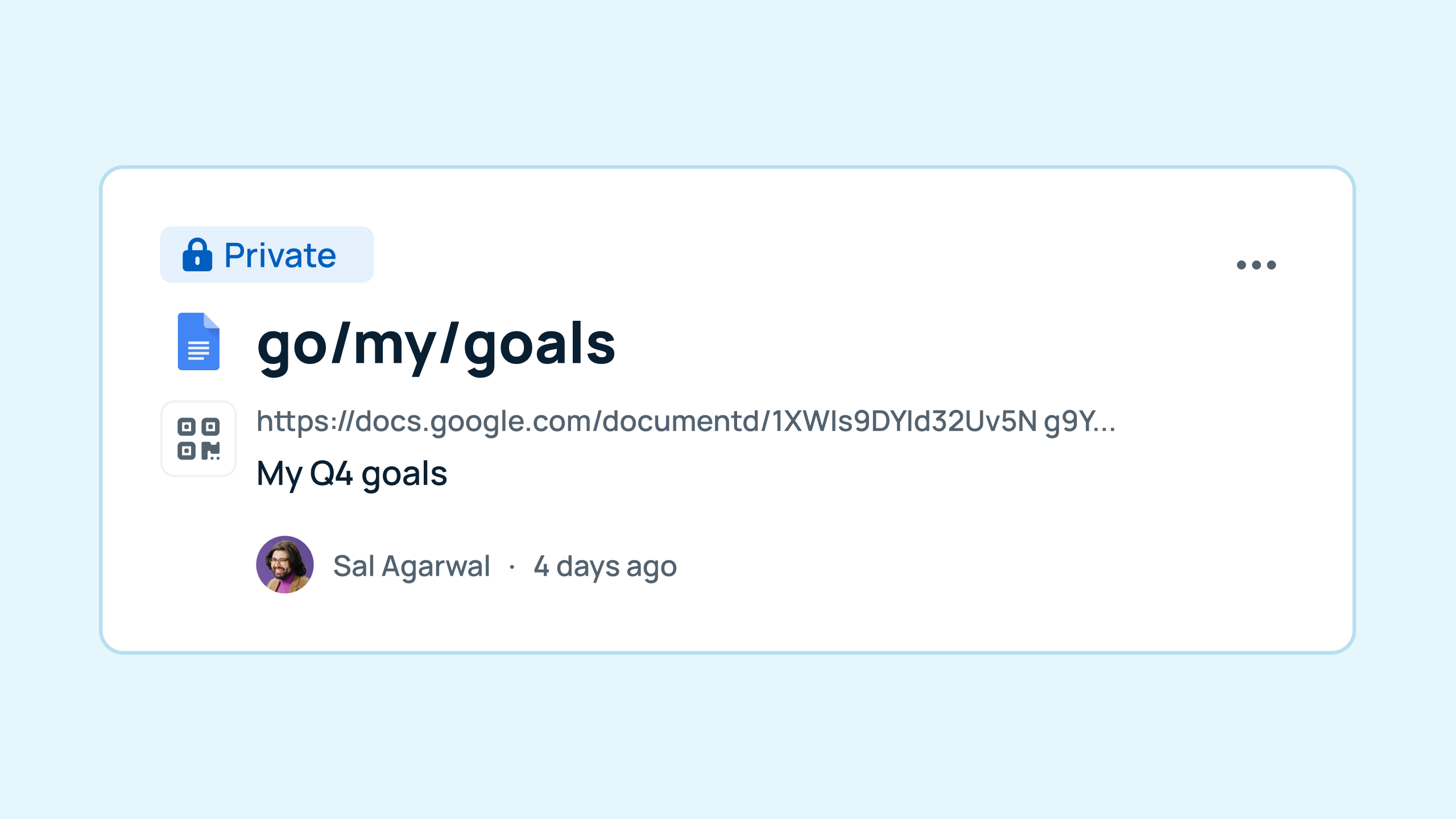 GoLinks® Video Tutorial: How to create private Go Links®